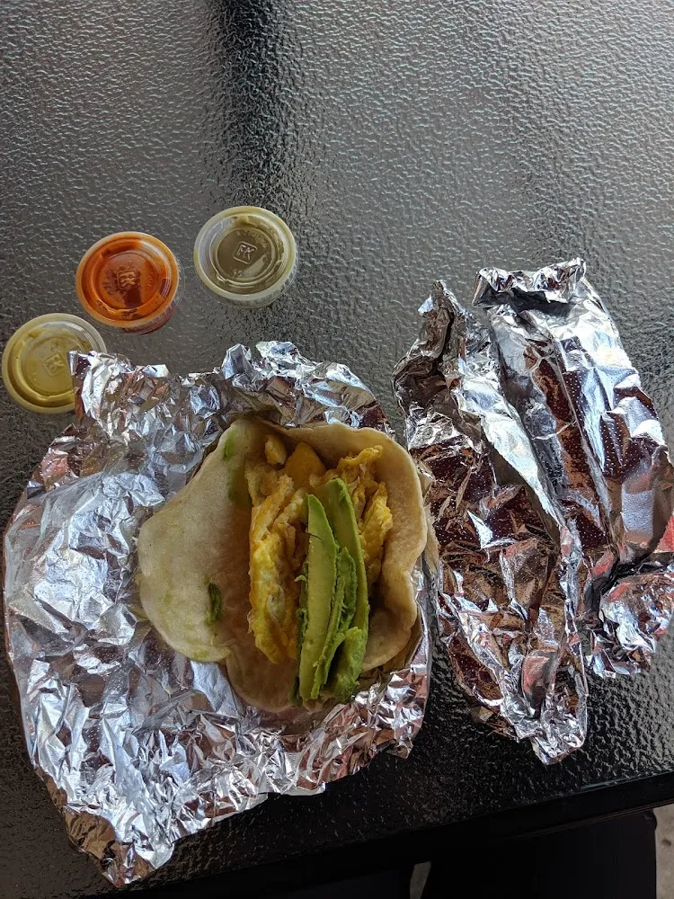 Egg and Avocado Breakfast Taco