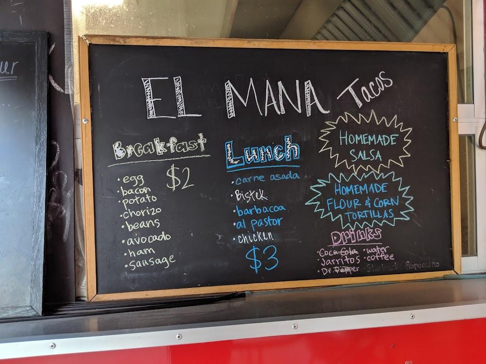 El Mana Authentic Mexican Food Truck Menu image 4